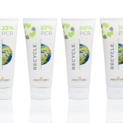 Post-Consumer Recycled Plastic Tubes